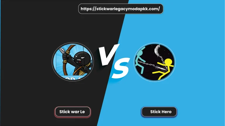 Stick war legacy vs  Stick Hero Stickman Smasher